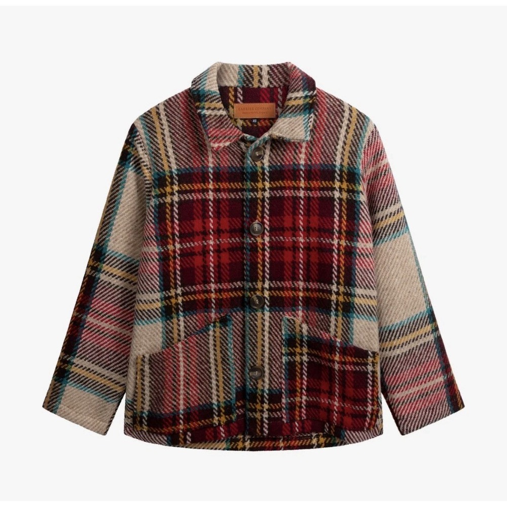 Carrier Company Celtic Wool Jacket Unisex S  Red RRP £320